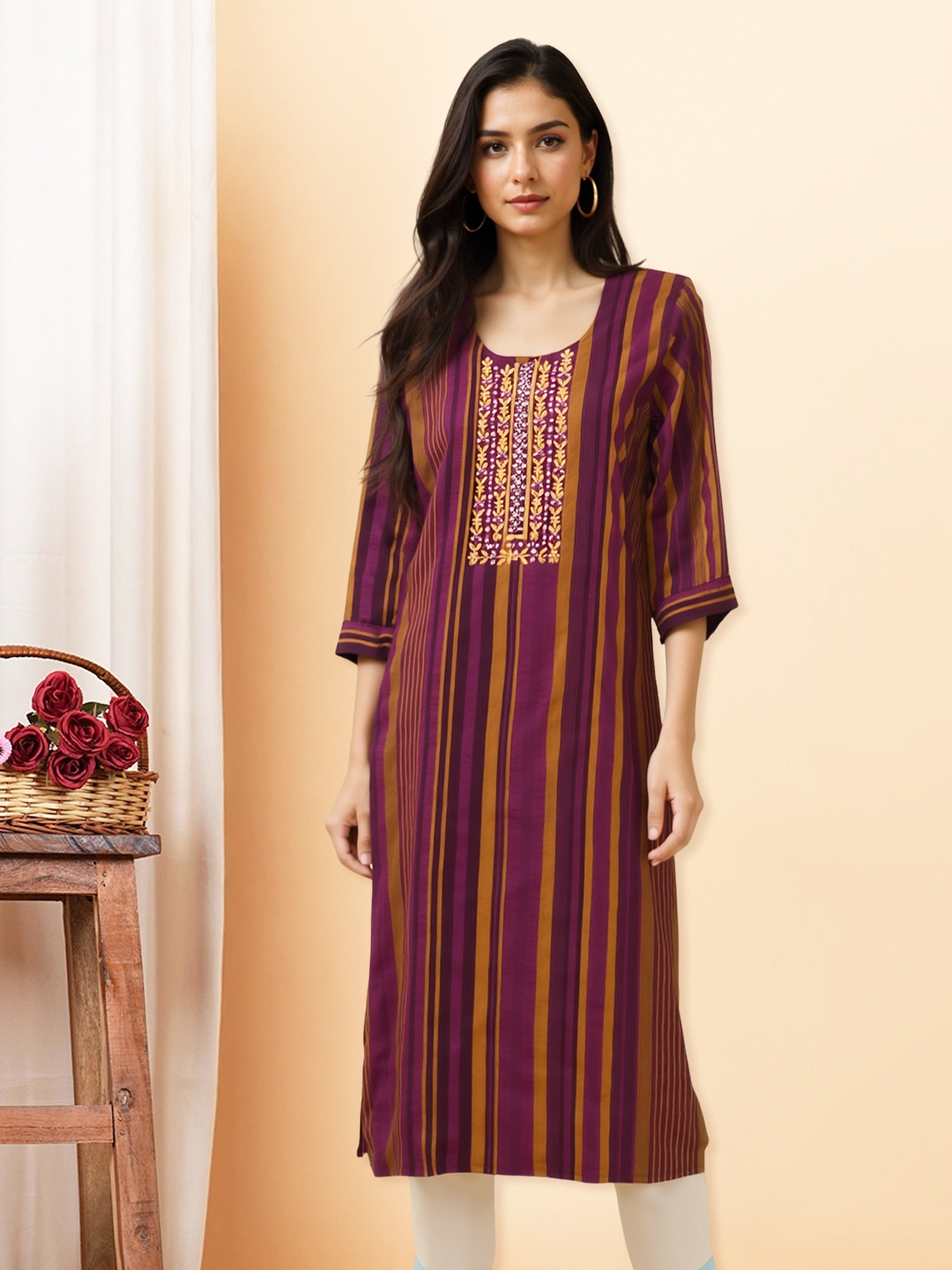 Picture of Flawless Flow Embroidered Kurta